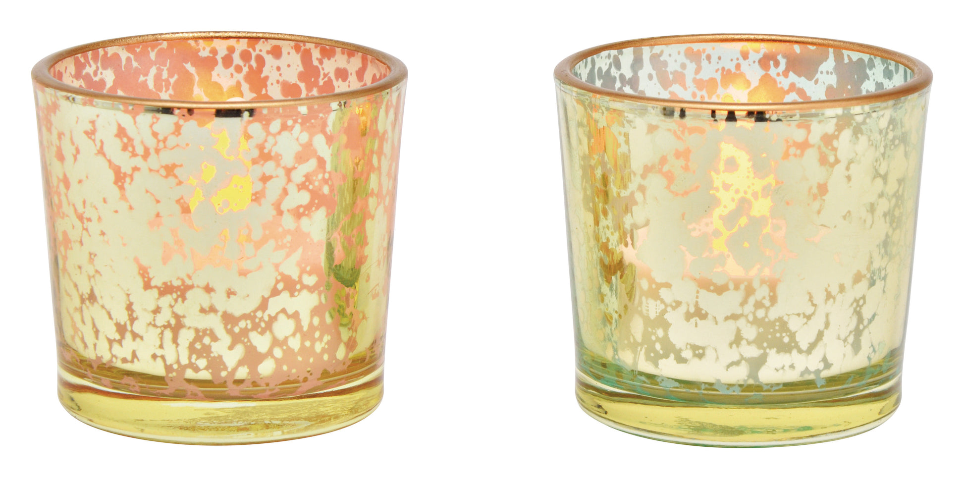 ROOST Windlicht – Glas, mehrfarbig – 6 × 6 × 6 cm