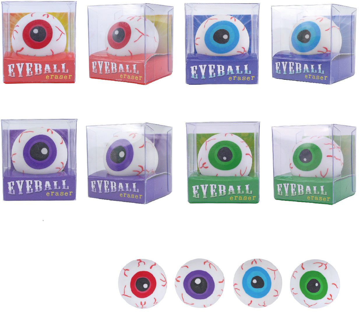 ROOST Motiv-Radiergummi Augapfel – 45 × 45 × 45 mm