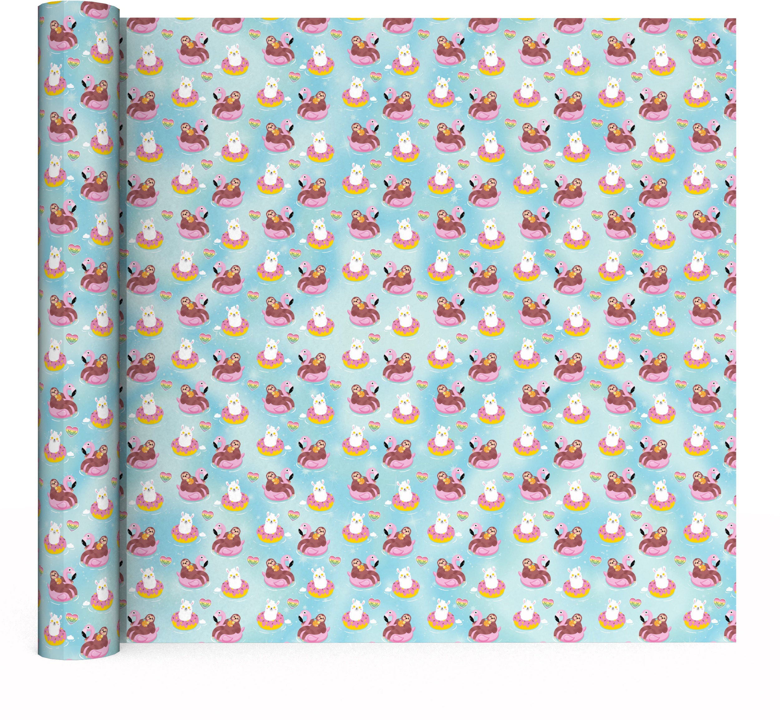 ROOST Einfasspapier – 70 × 100 cm – GOOD VIBES POOL – 2 Bogen