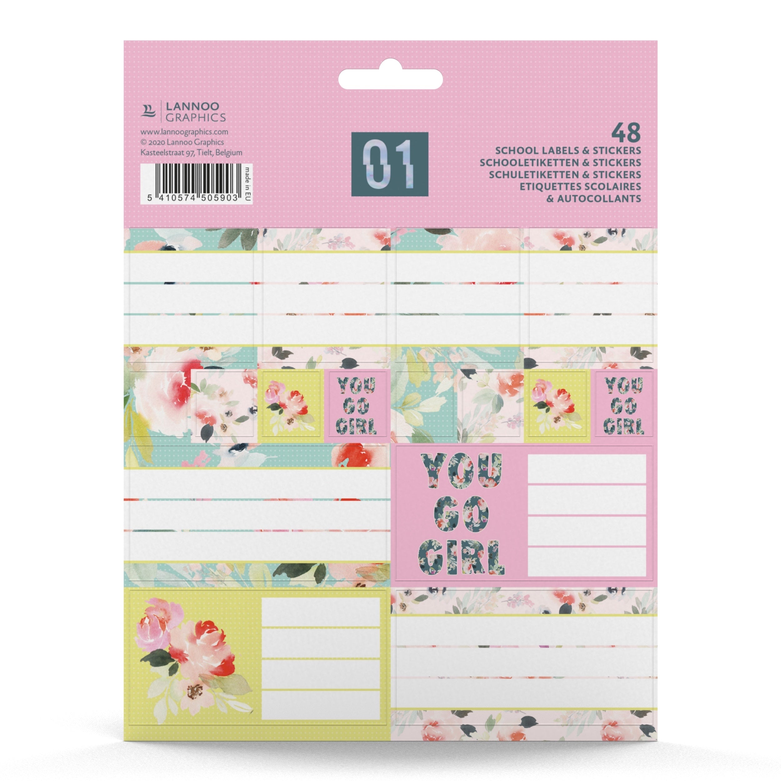 ROOST Flower Sport Schmucketiketten – Mehrfarbig