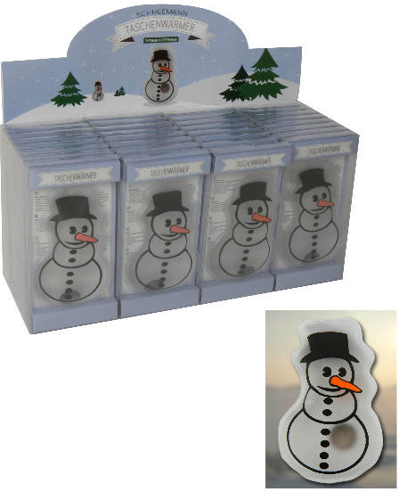 ROOST Schneemann Taschenwärmer – 80 × 17 × 152 mm, 74 g