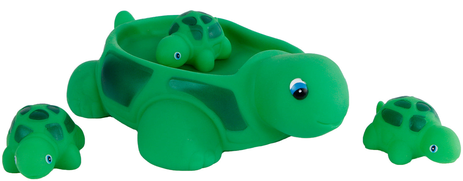 ROOST Badefigur Schildkröte – 15,0 × 10,0 × 21,0 cm