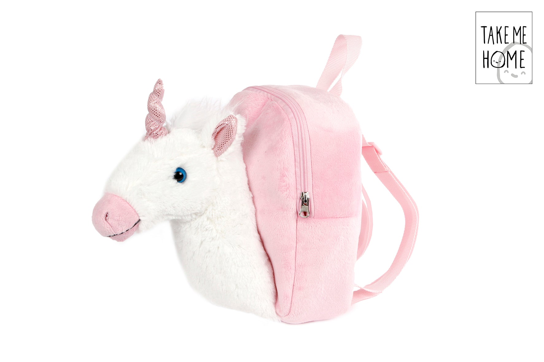 ROOST Schulrucksack, Einhorn, 24×25×30 cm, mit 3D-Motiv