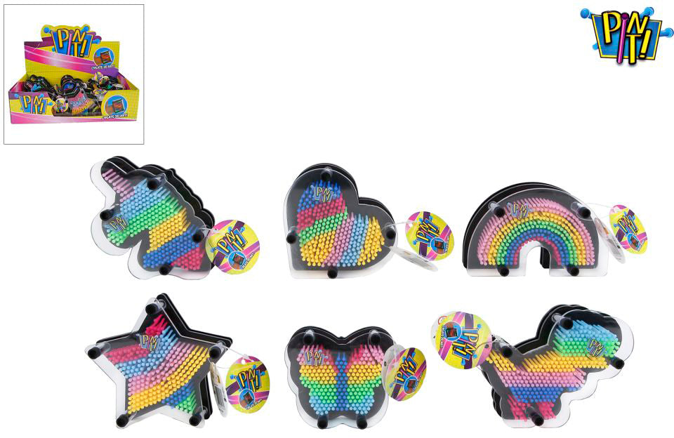 ROOST Pin iT 570459 Button-Set – Figurensortiment – Mehrfarbig