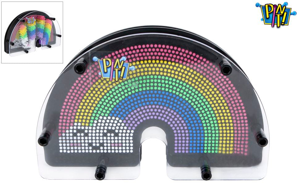 ROOST Pin iT Spielzeug – Regenbogen – 13,5 × 5,5 × 21 cm