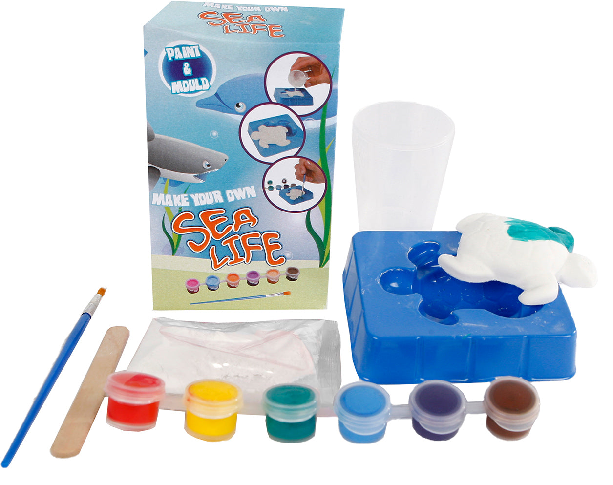 ROOST Sealife – Gips- und Malset – inkl. Zubehör