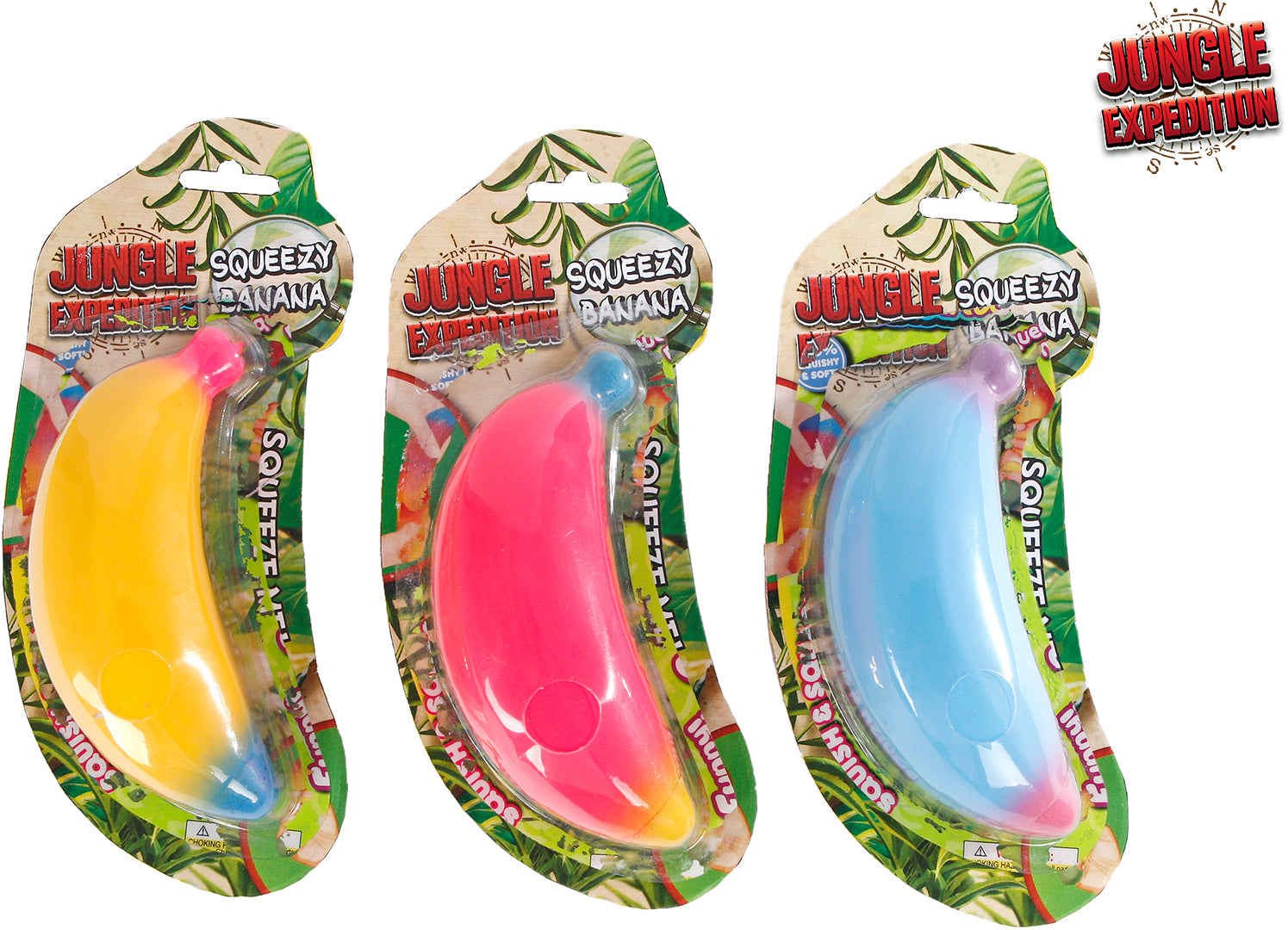 ROOST Fidget-/Stressball Banane – 9,0 × 3,5 × 21,0 cm