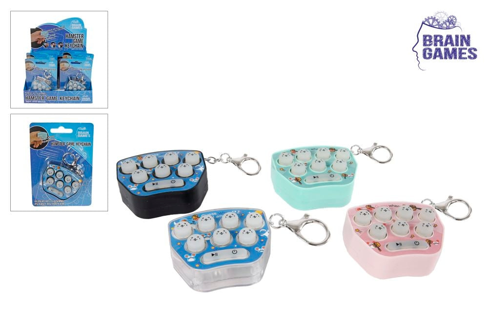 ROOST Schlüsselanhänger Hamster Game – Sortiert, 60 mm