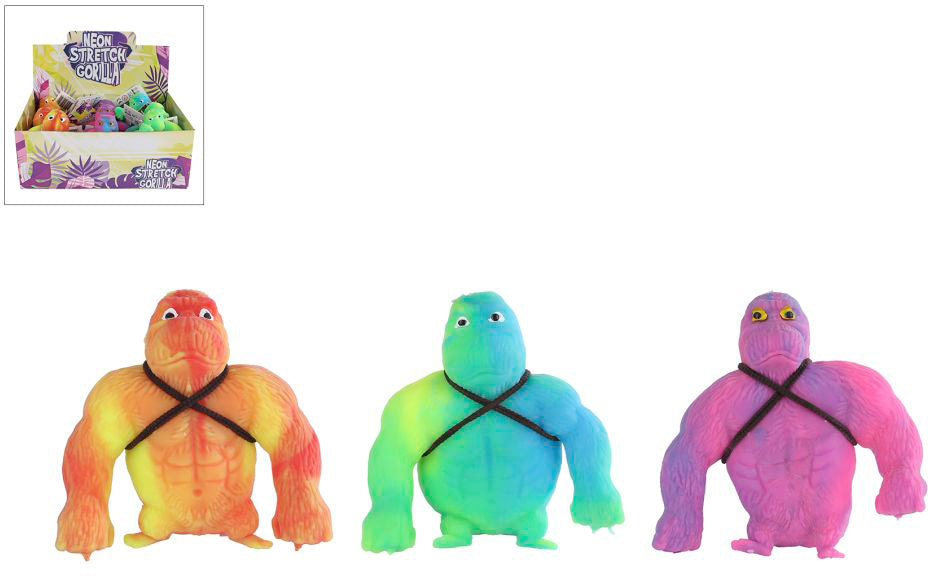 ROOST Fidget/Stressball Gorilla – 12 cm – mehrfarbig