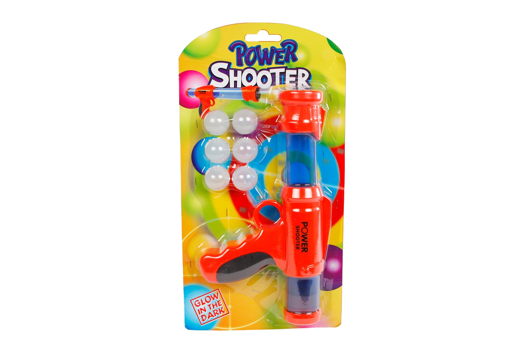 ROOST Powershooter 710035 Spielzeug – leuchtet im Dunkeln – 19,0 × 5,0 × 36,0 cm