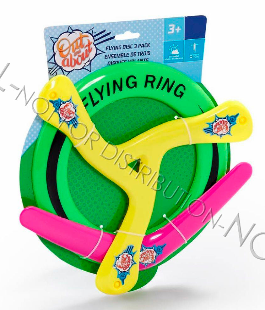 ROOST Frisbee-Set 720554 – 30 × 2 × 33,5 cm