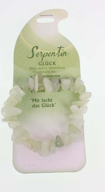 ROOST Armband Glück G211 – Serpentin – 60 × 10 × 155 mm, 41 g