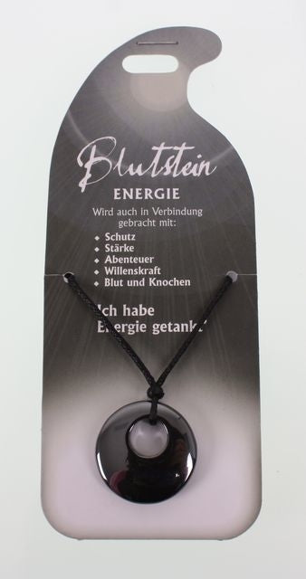 ROOST Halskette – Naturstein, Blutstein – 60×18×152 mm – 20 g