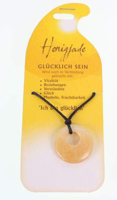 Roost Glücklich sein G216 – Halsband – Honigjade