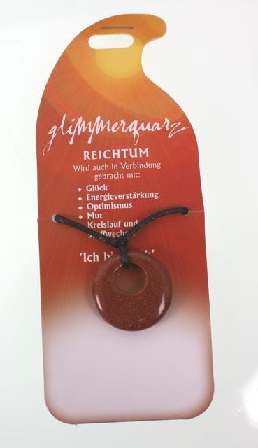 ROOST Halsband – 60×18×152 mm, 14 g – Glimmerquarz – Reichtum G217