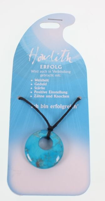 ROOST Halsband Erfolg G221 – Howlith (türkis), Natursteine – 59 × 16 × 153 mm – 15 g