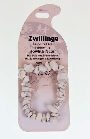 ROOST Armband – 56×16×154 mm – natur – Howlith – Zwilling G239 – 26 g