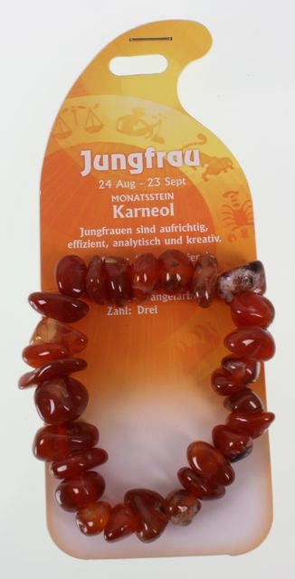 ROOST Armband Jungfrau G242 – Naturstein – 59×16×153 mm – Karneol