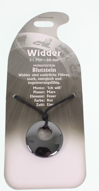 ROOST Halsband – Blutstein – 60×18×152 mm – Widder G249