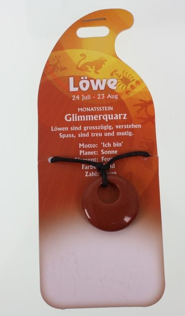ROOST Halsband – Naturstein – 62×10×154 mm – Glimmerquarz – Löwe G253
