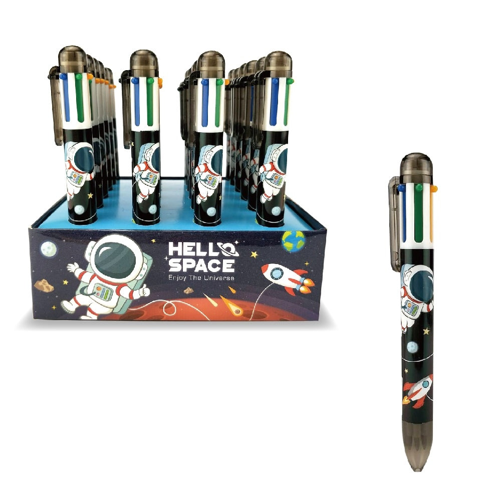 ROOST HABP-001 Hello Space Multifunktions-Kugelschreiber – 6 Farben