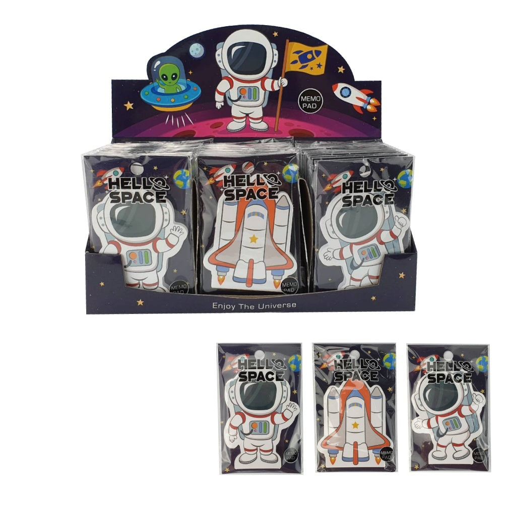 ROOST Hello Space Notizblock – 68 × 105 mm – assortiert