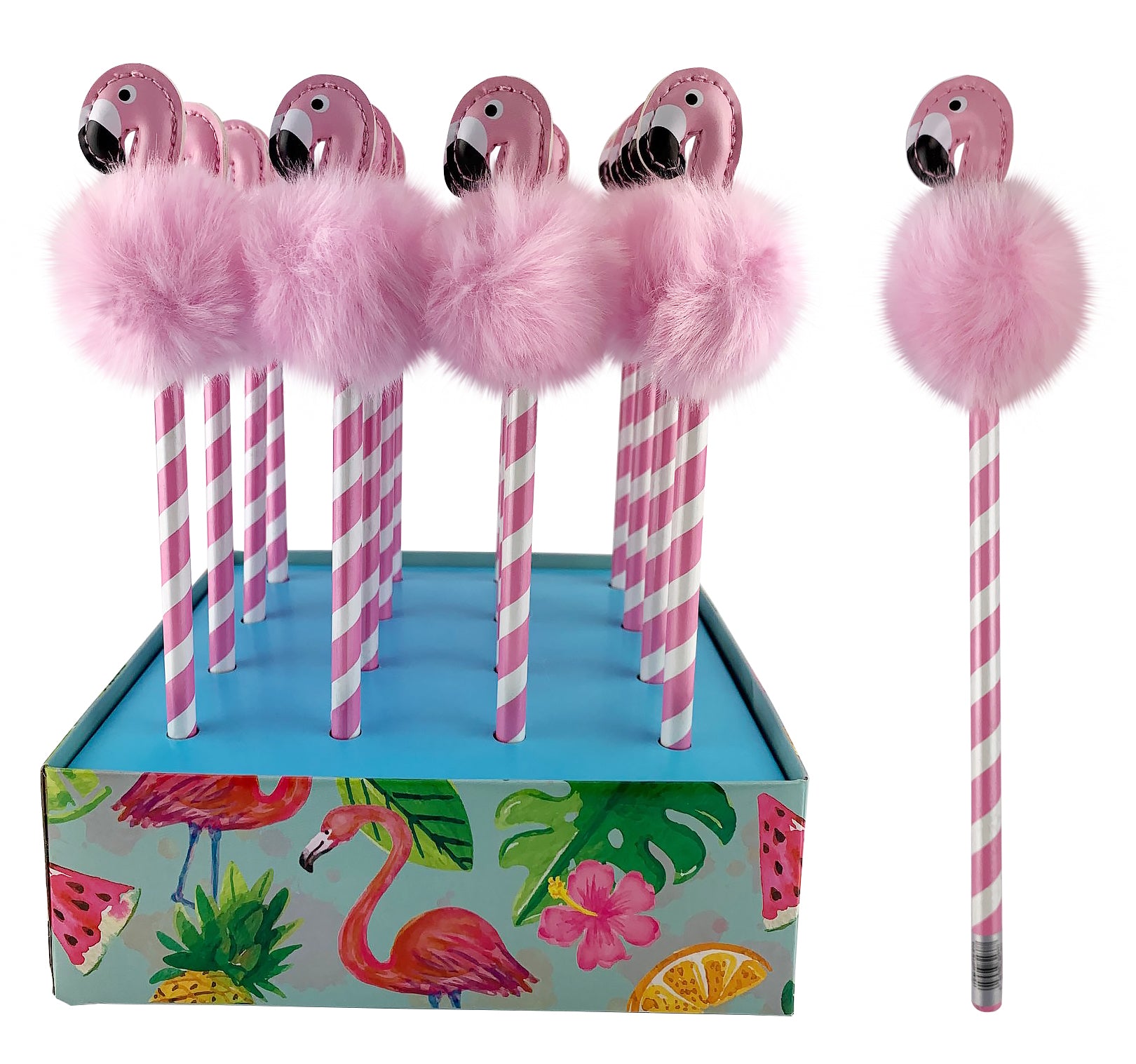 ROOST Flamingo Pom Pom HPTS-073 Bleistift