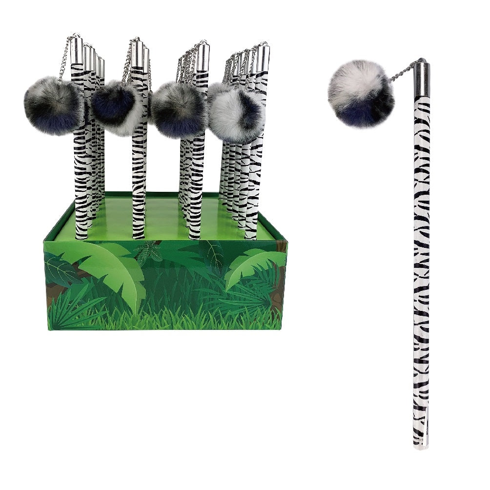 ROOST Zebra HPTS-091 Pom Pom Bleistift