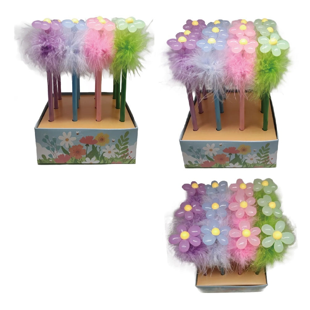 ROOST HPTS-150 Bleistift, mit Radierer, Flower (assortiert)