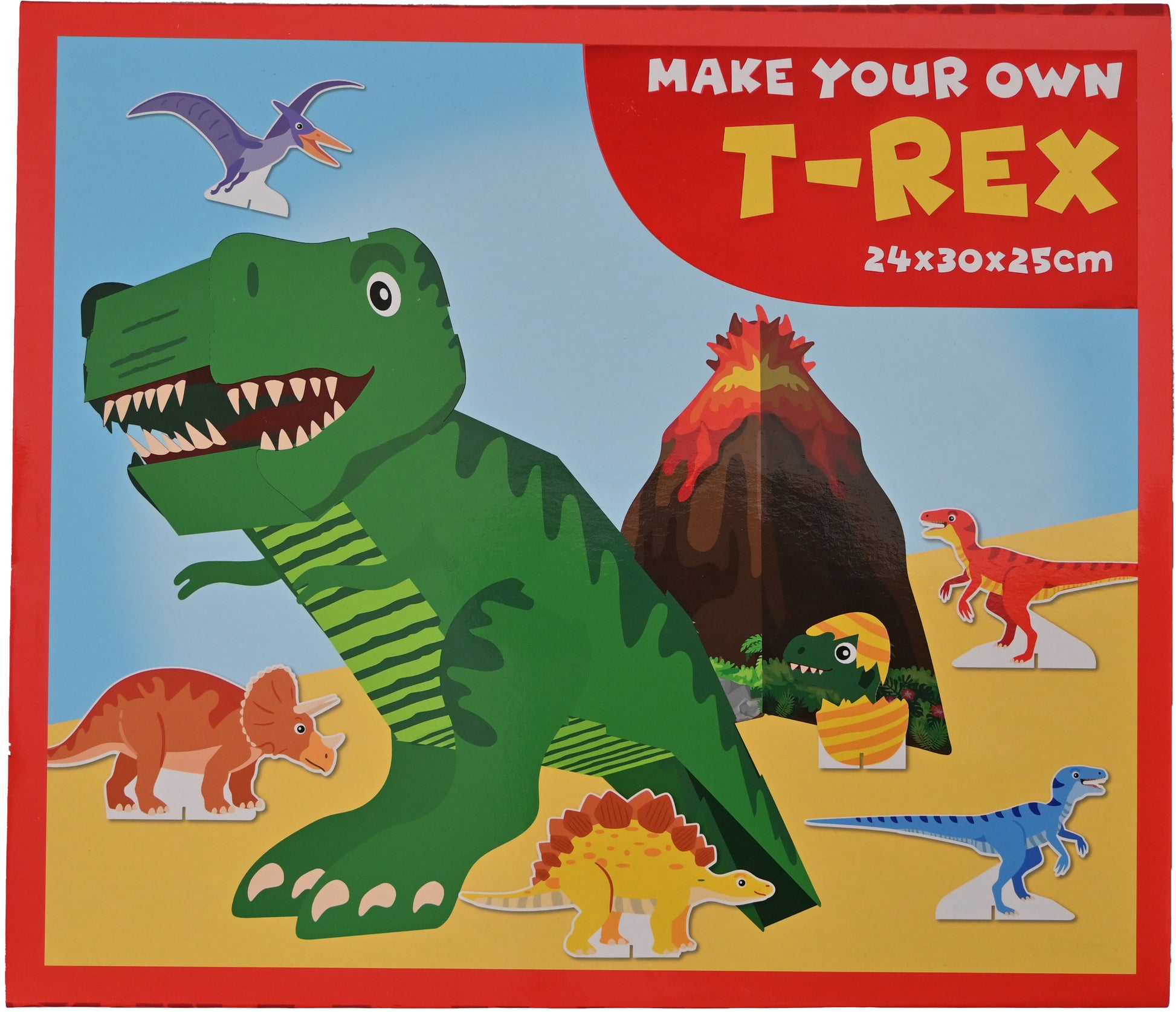 ROOST Make Your Own – Bastelset – T-Rex, Oktopus, Einhorn – 26 × 29,5 cm – 3-teilig