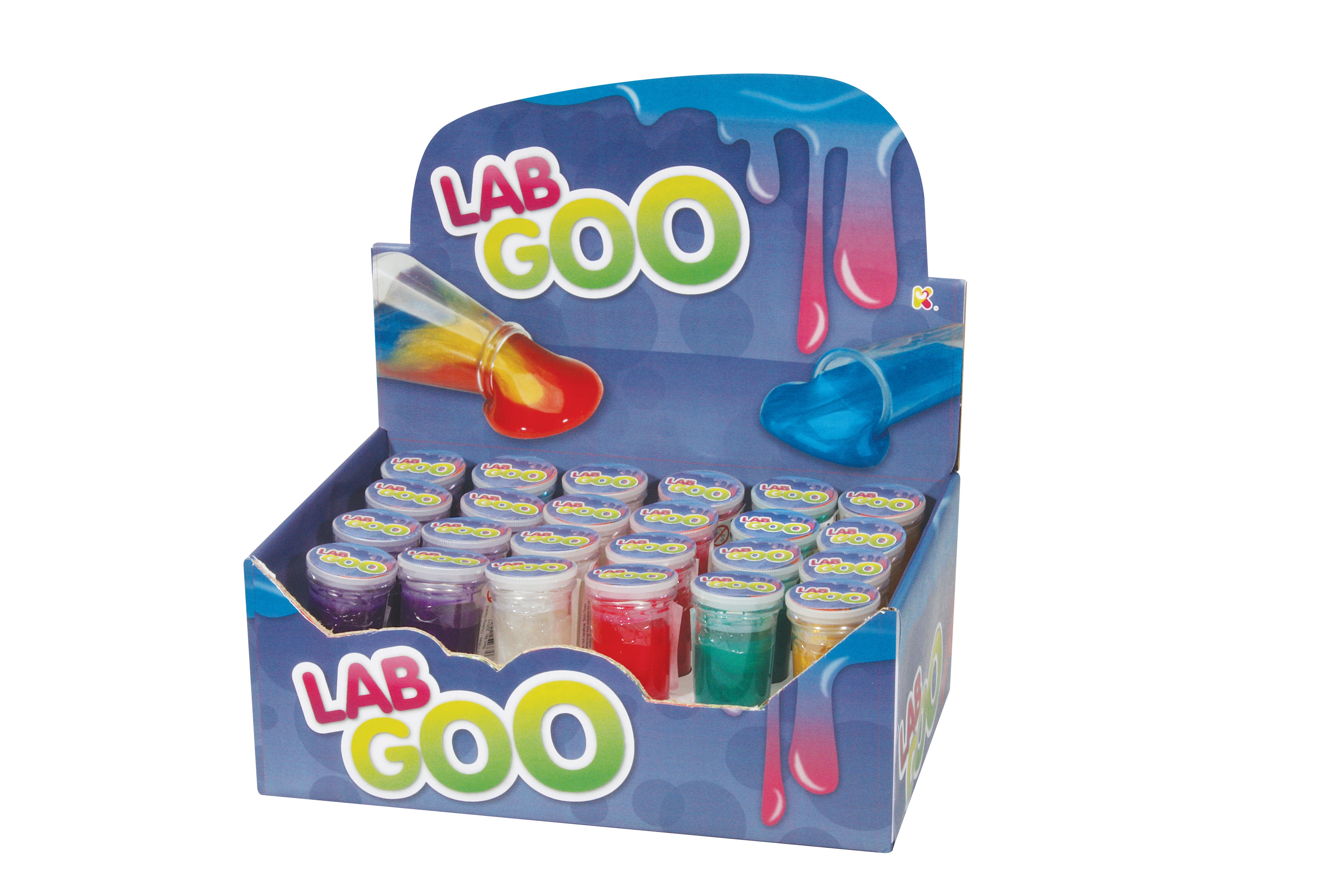 ROOST NV16 Slime-Flasche – Regenbogen – 6,1 × 8,6 × 6,1 cm