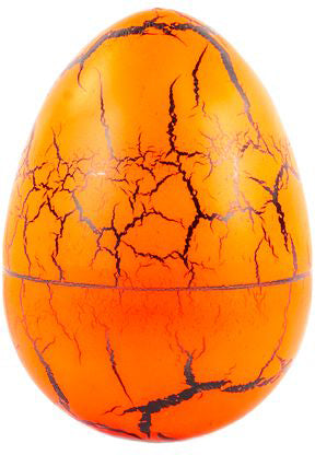 ROOST Spielzeug Schlüpfendes T-Rex-Ei NV273 – 9,5 × 13,5 × 8,5 cm – orange