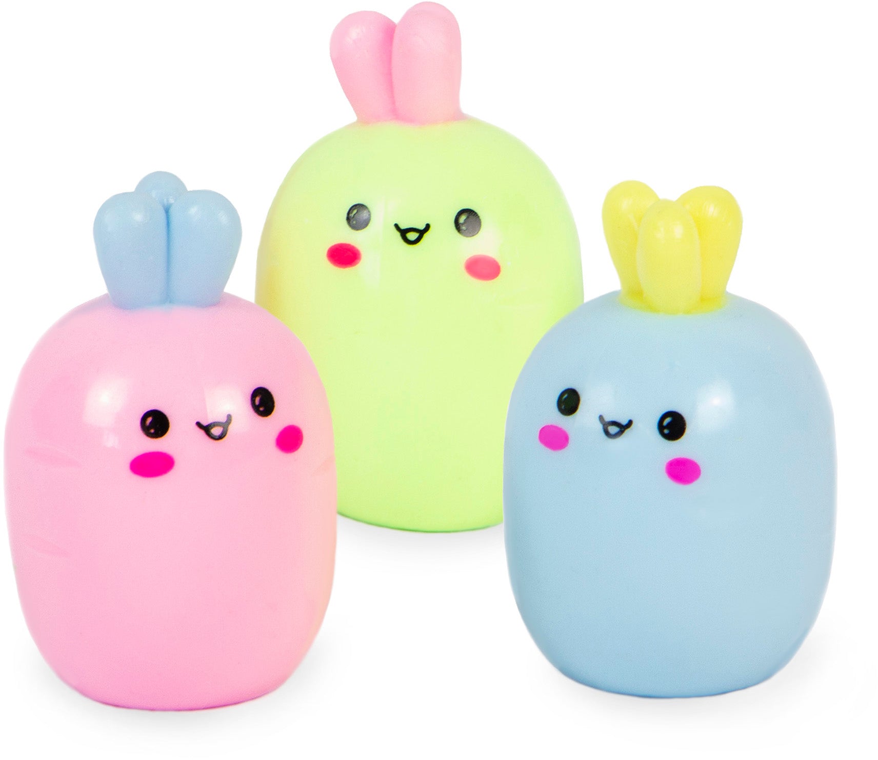 ROOST Fidget-/Stressball Karotten – 7,5 × 11,0 × 11,0 cm – mehrfarbig