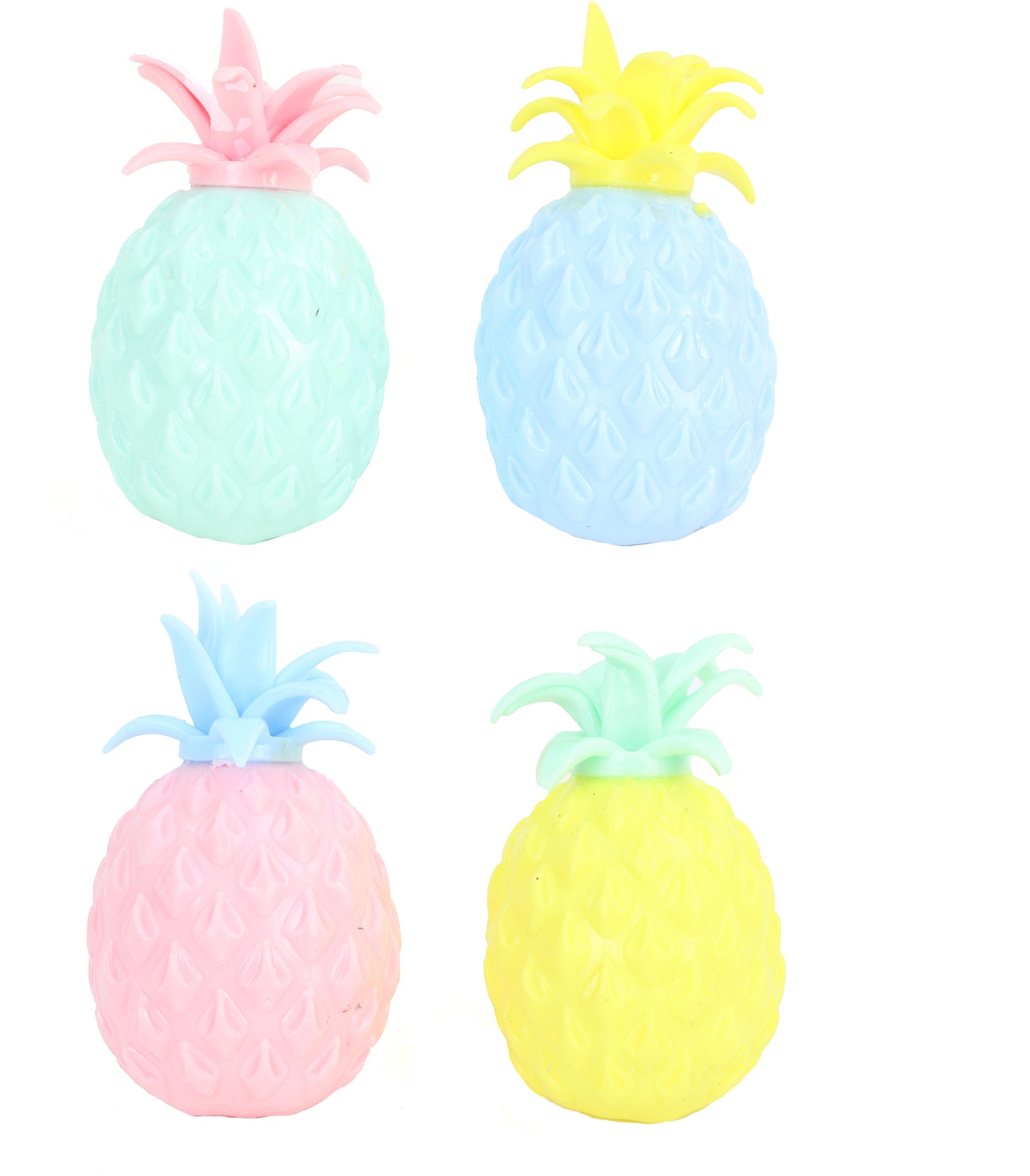 ROOST Fidget-/Stressball Ananas – 7 × 6 × 10 cm – mehrfarbig