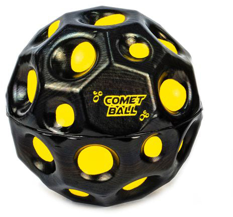 ROOST Fidget/Stressball Komet – Ø 7 cm – Schwarz
