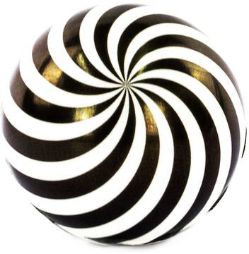 ROOST Fidget-/Stressball High Bounce Illusion Ball NV596 – Ø 10,5 cm – Schwarz/Weiss