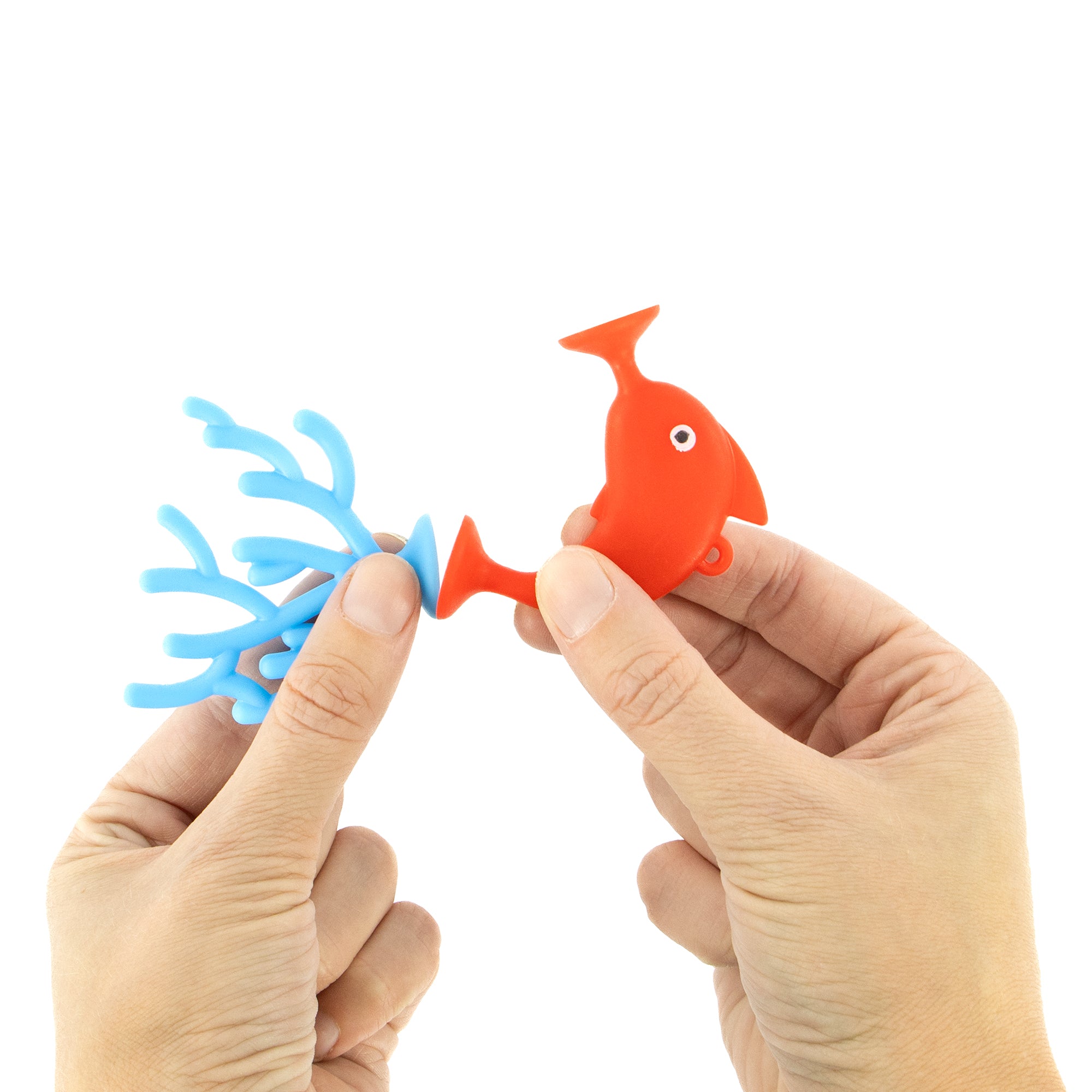ROOST Fidget/Stressball Pops NV656 – Sealife – 9,5 × 9,5 × 6 cm – 4 Stück