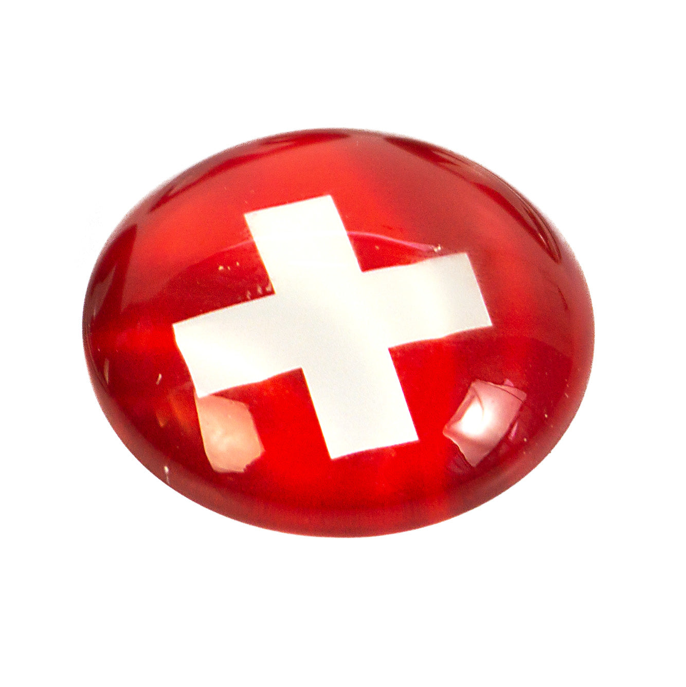 ROOST Tafelmagnet PA-M2049 – Ø 34 mm, Glas, farbig sortiert