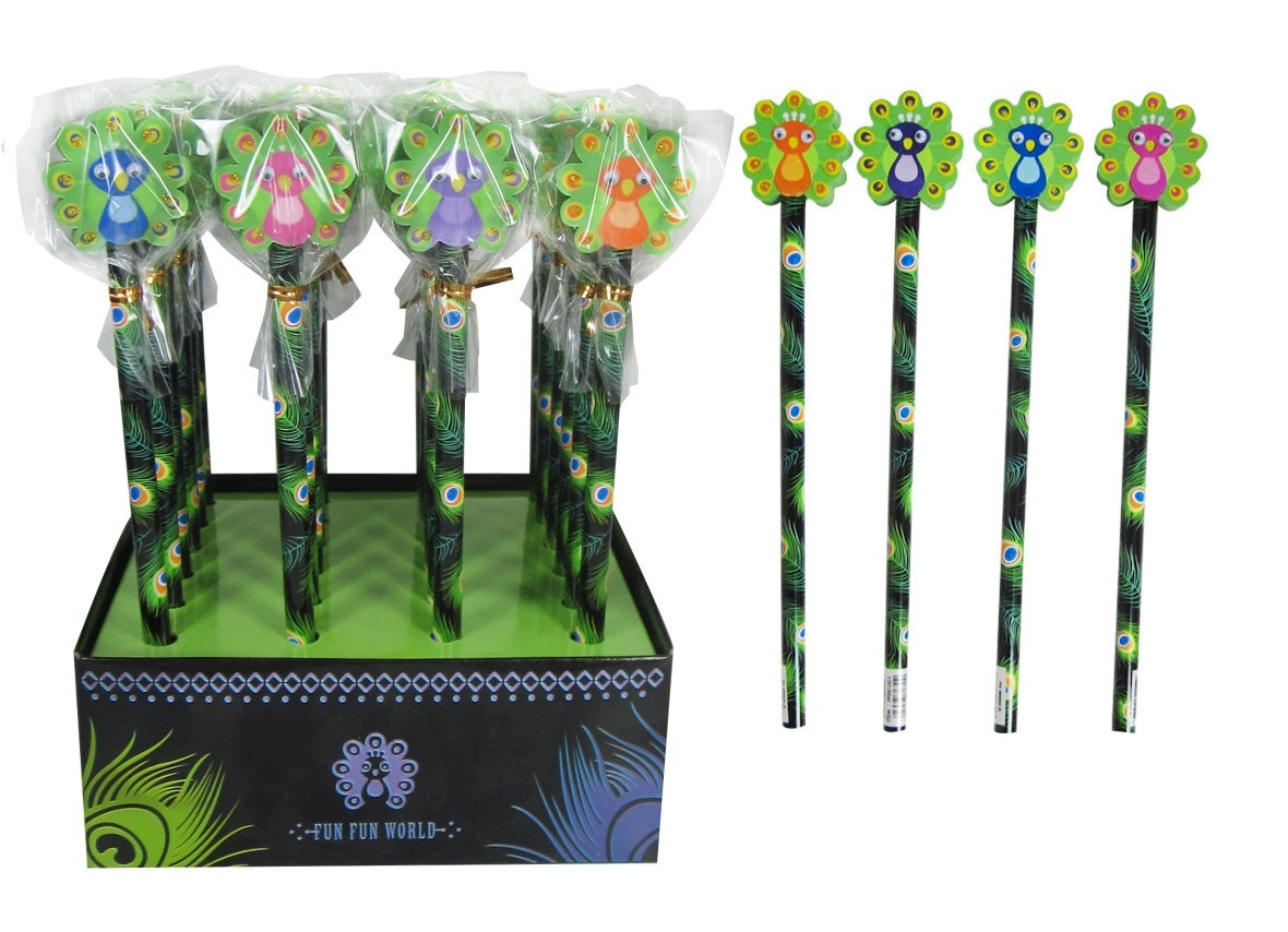 ROOST Pfau Bleistift mit Radierer