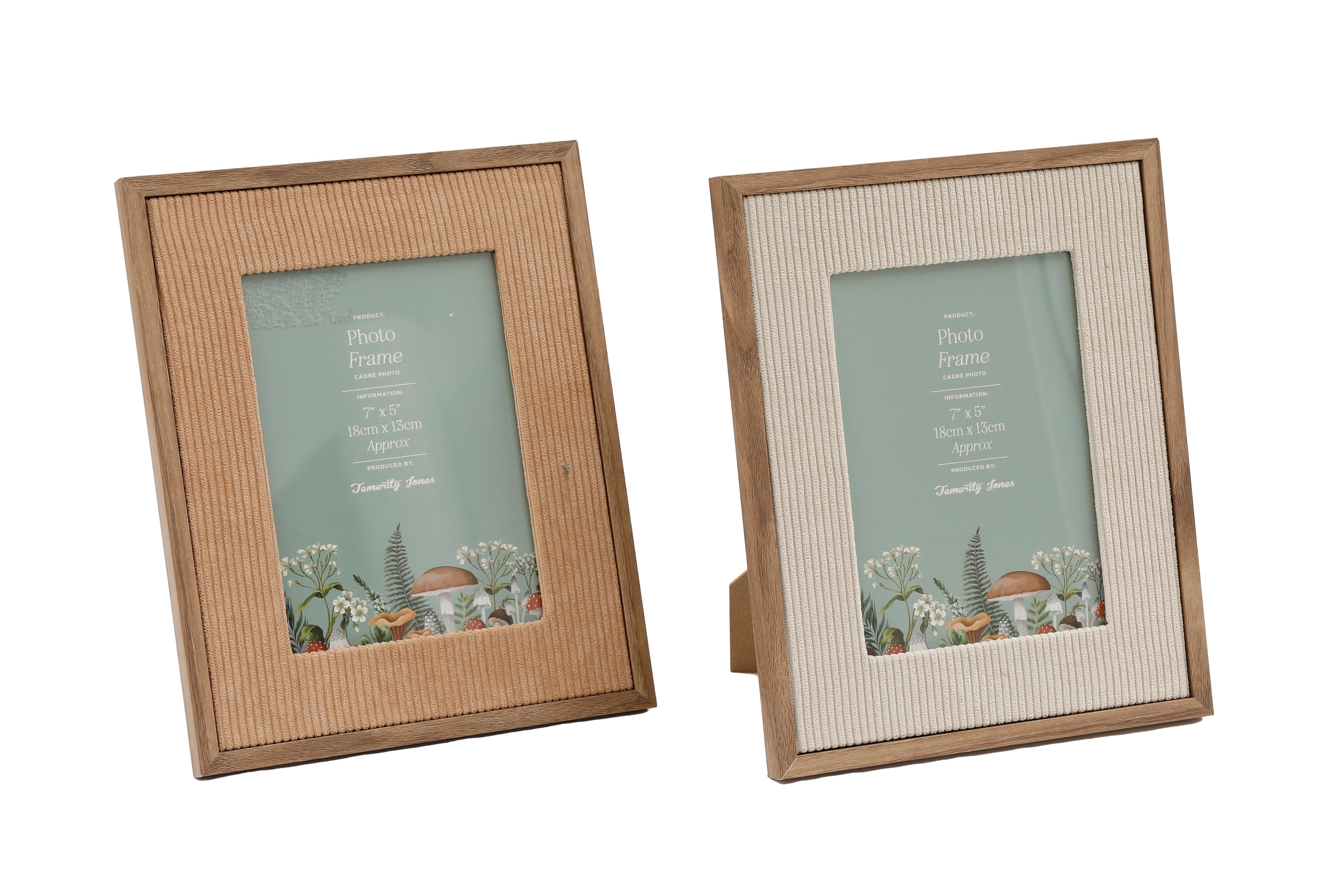ROOST Fotorahmen – für 12,7 × 17,8 cm – Kord, mehrfarbig