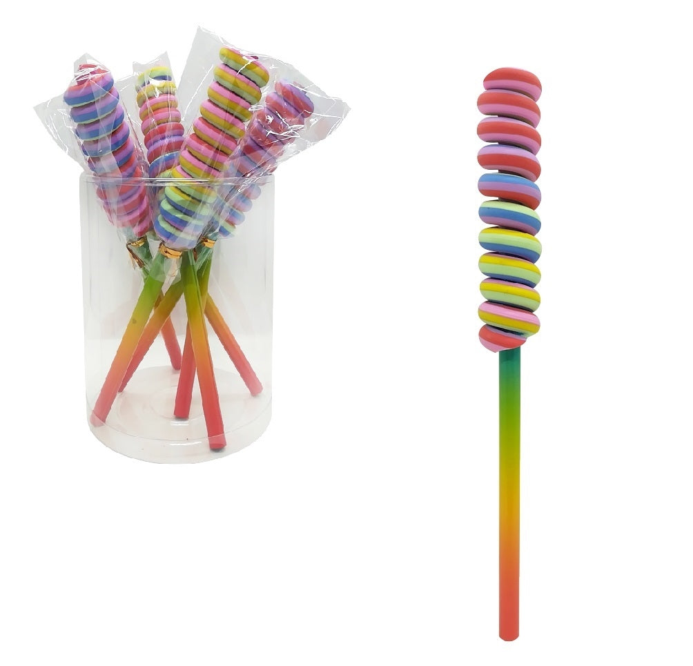 ROOST RET-1067 Lollipop Bleistift mit Radierer