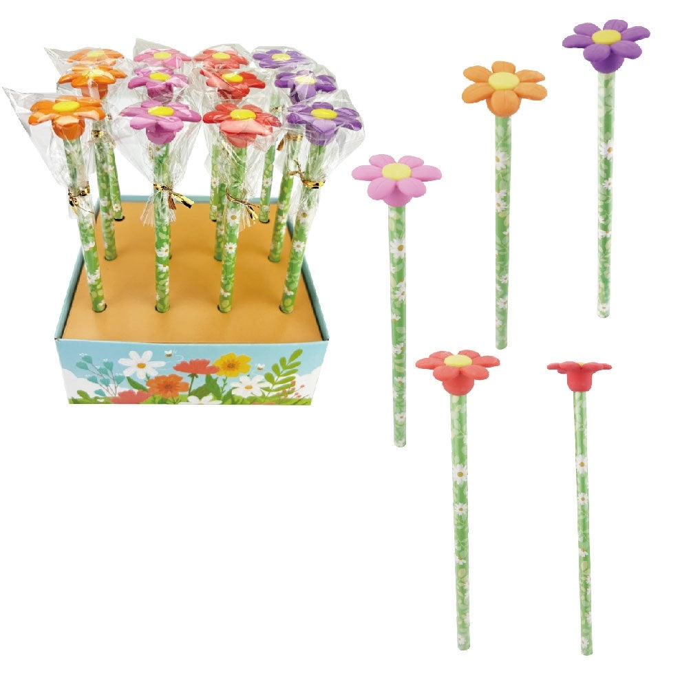 ROOST Blume Bleistift mit Radierer