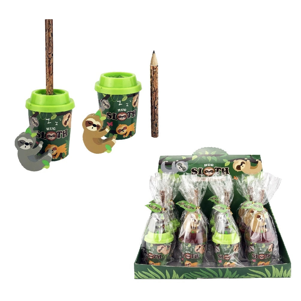 ROOST SLST-002 Faultier Spitzerset – farbig sortiert – 2er Pack