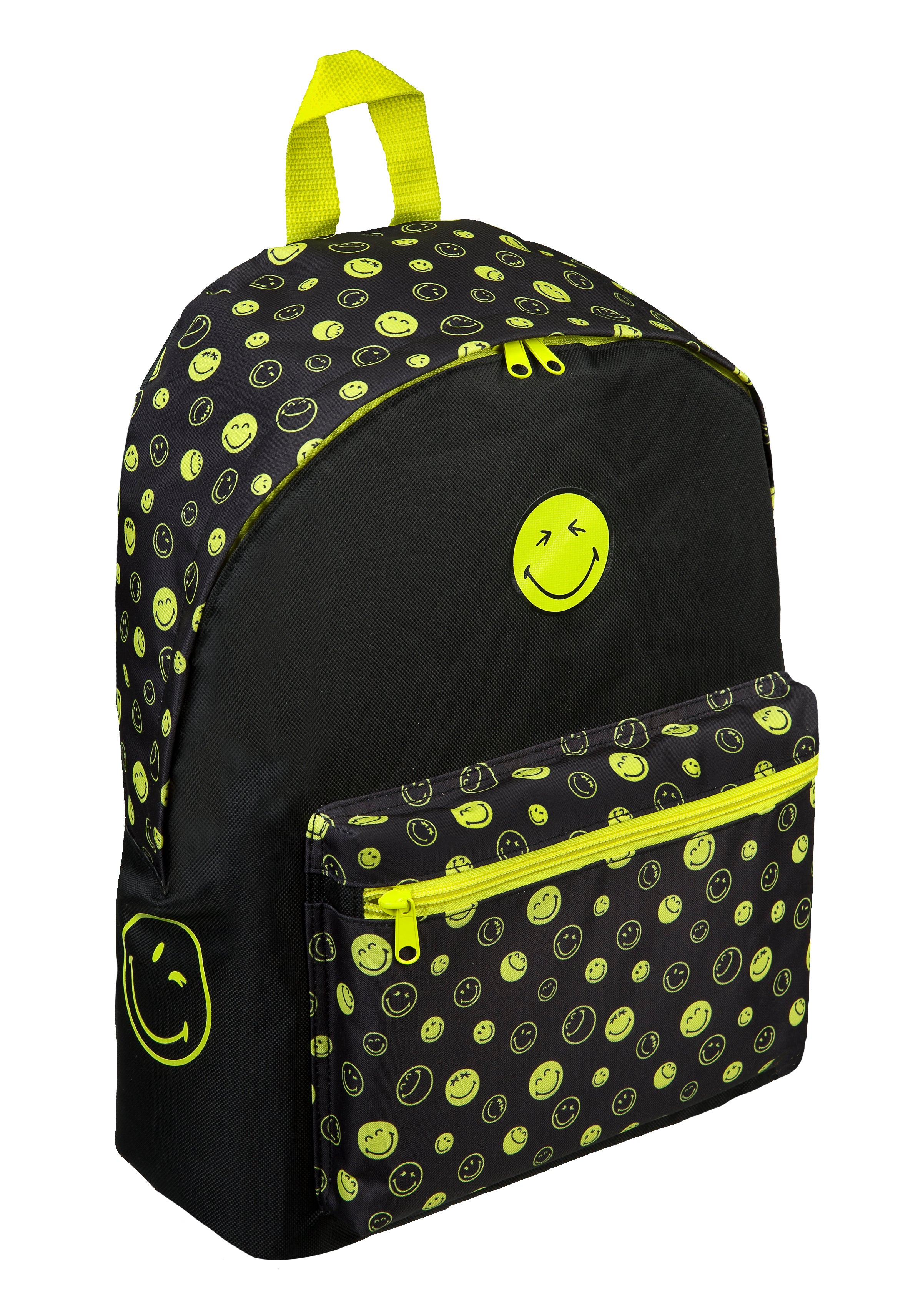 ROOST SMEL7711 – Schulrucksack, Smiley, 31×8,5×44,1 cm