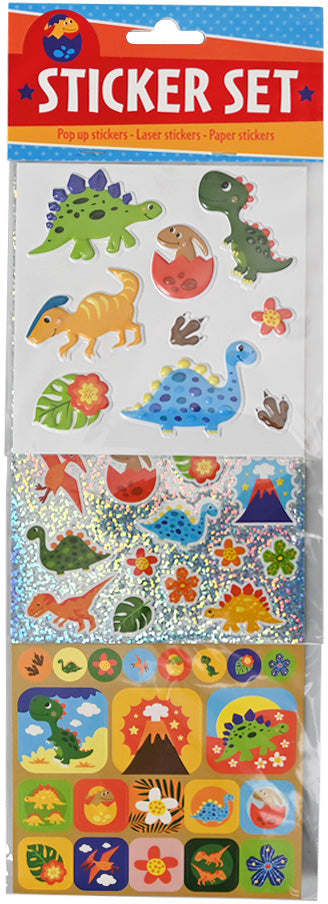 ROOST Sticker-Set, mehrfarbig, 125 × 342 mm