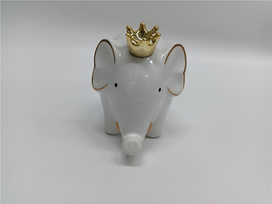 ROOST Sparschwein Elefant – 12,5 × 15 × 16,4 cm