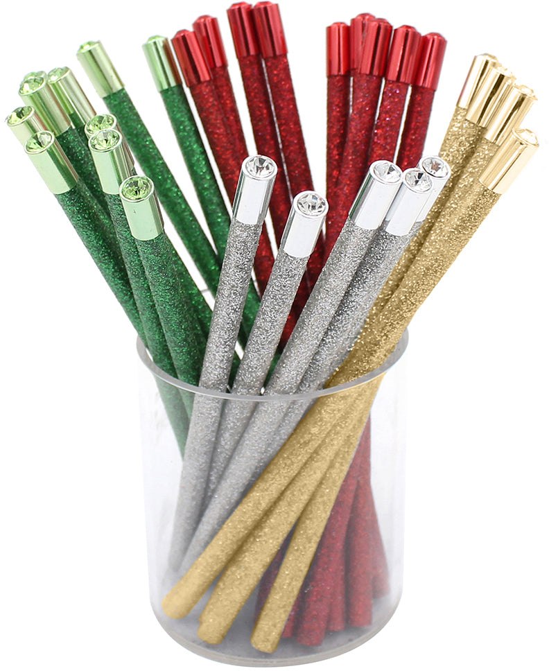 ROOST Crystal Glitter TSKY-P03 Bleistift, farbig assortiert