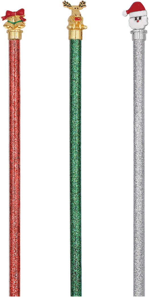ROOST Weihnachtlicher Aufsatz TSKY-P231 Bleistift, assortiert