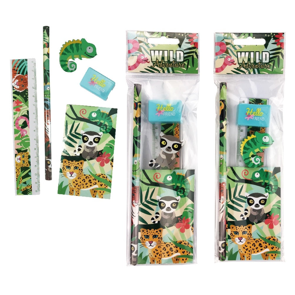 ROOST Schreibset WAOPP5001 Wild – mehrfarbig