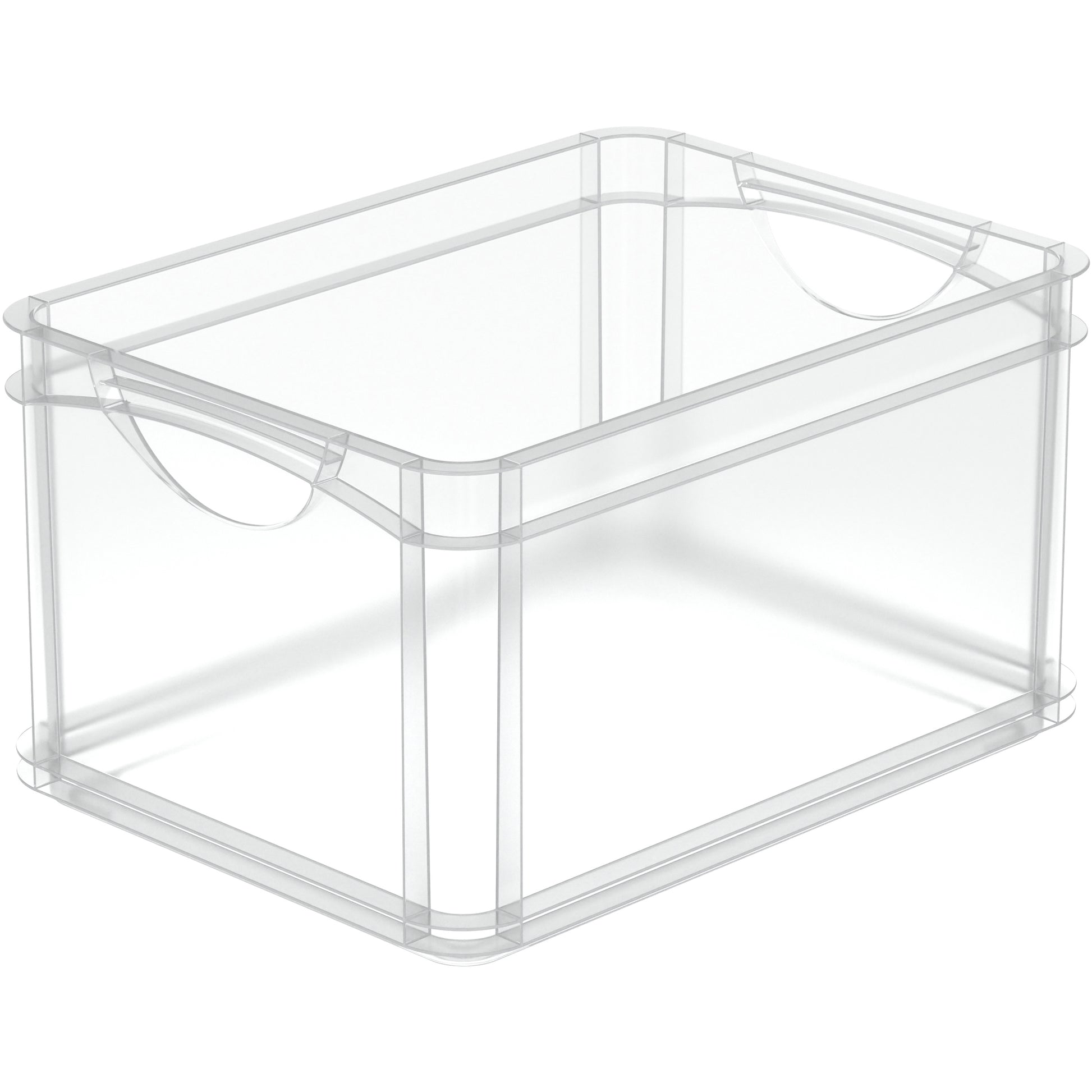 Rotho Aufbewahrungsbox – für A4, stapelbar, transparent, B 290 × H 200 × T 380 mm